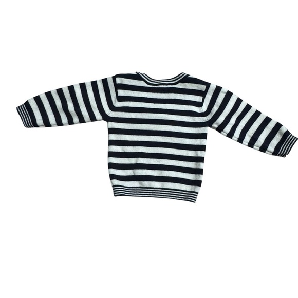 JACADI PARIS French style sweater stripes cotton/wool blend.Size 18 month k220 - Picture 2 of 3